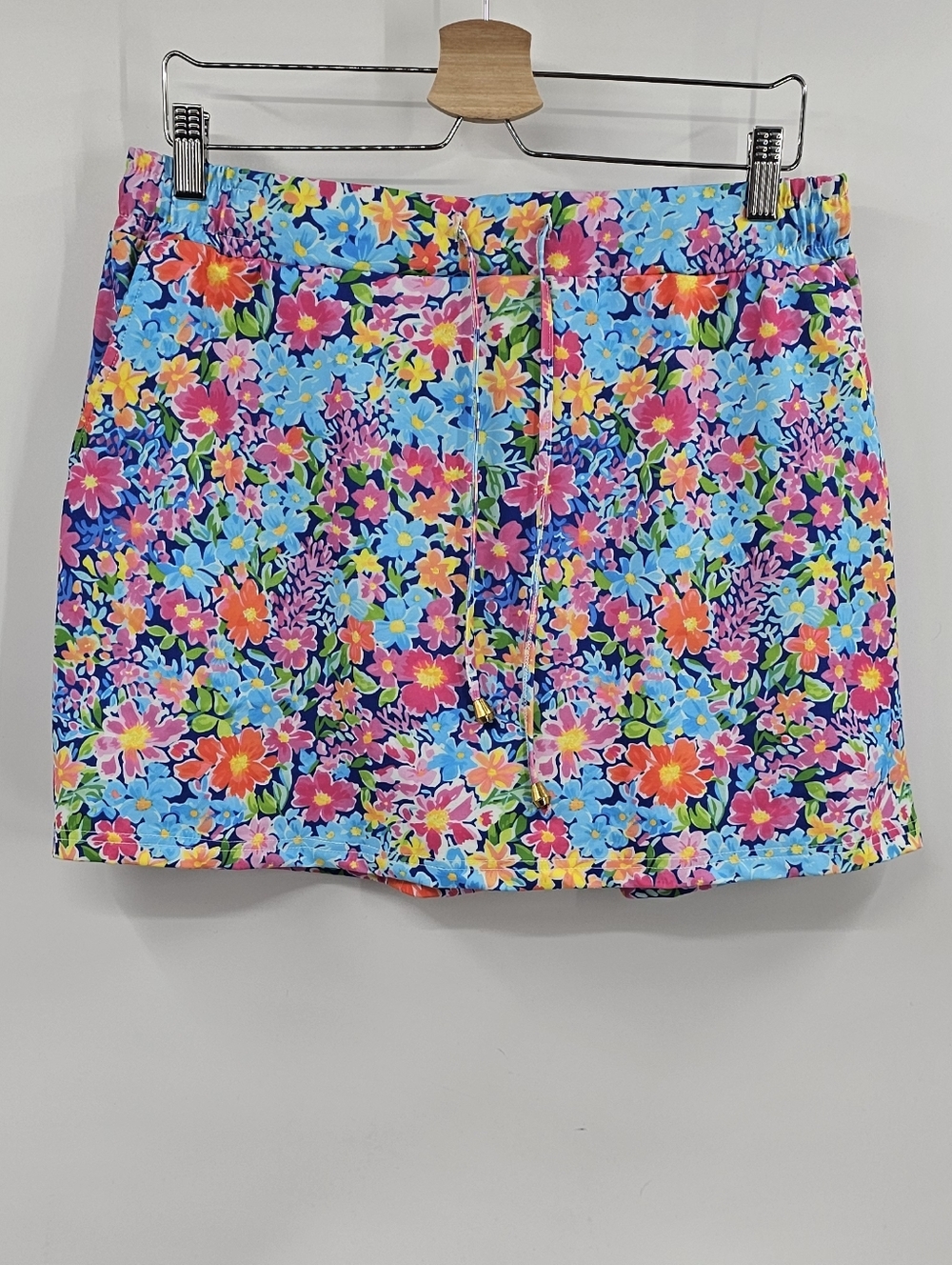 Floral Skort Pink Blue Size XL